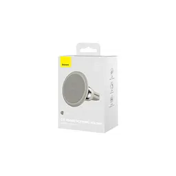 Універсальний автотримач Baseus Magnetic (на решітку) creamy-white (SUCC000102) - мініатюра 7