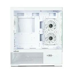 Zalman Корпус Chronix V2 без БЖ, 1xUSB3.0, 1xUSB2.0, 1x Type C, 2x120мм ARGB Reverse, 4x120мм ARGB, VGA 410мм, LCS ready, TG Side/Front Panel, ATX, білий - мініатюра 4