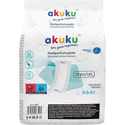 Послеродовые прокладки Akuku 10 шт. (A0659)