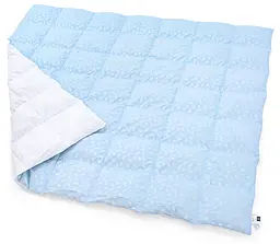 Ковдра пухова MirSon Karmen №1840 Bio-Blue, 70% пух, євростандарт, 220x200, блакитна (2200003013641) - мініатюра 2