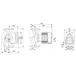 Циркуляційний насос Grundfos Magna3 40-80 F 220 (97924268) - мініатюра 2