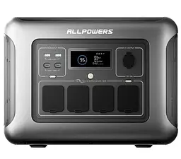 Портативна зарядна станція Allpowers R1500 Lite LiFePO4, 1056 Вт/ч 1600 Вт (R1500 Lite) - мініатюра 2