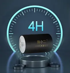 Акумулятор типу D R20 1.5V 12000mWh Type-C Li-ion - мініатюра 5