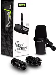 Мікрофон Shure MV7-К (XLR/USB) - мініатюра 3