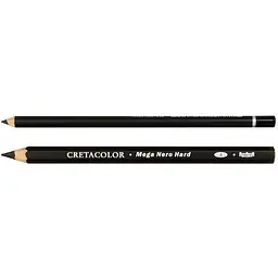 Олівець для рисунку Cretacolor MEGA Неро твердий - мініатюра 2