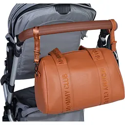 Сумка Childhome Mommy club Signature vegan leather brown - мініатюра 8