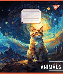 Набір зошитів Yes Dreamer animals А5 в клітинку 60 аркушів 10 шт. (767139) - мініатюра 3