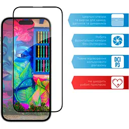 Скло захисне ACCLAB Full Glue Apple iPhone 14 Pro Max (1283126541988) - мініатюра 4