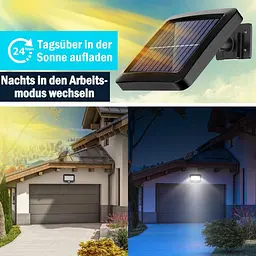 Сонячні LED світильники MPJ 56 LED з датчиком руху, IP65, 2 шт - мініатюра 4