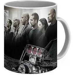 Кухоль GeekLand Форсаж The Fast and the Furious постер FF.02.018 330 мл білий - мініатюра 3