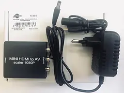 Конвертор-переходник Atcom HDMI-3RCA с блоком питания - мініатюра 1