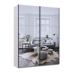Шафа-купе Doros G-Caiser Кашемір 2 Дзеркала 3 частини 180х60х240 (42005324) - мініатюра 5