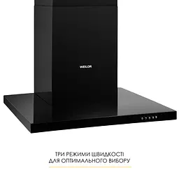 Витяжка декоративна Т-подібна WEILOR MIST WTX 68 BLACK - мініатюра 5