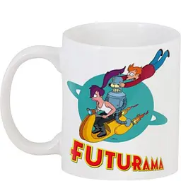 Кухоль GeekLand Футурама Futurama 02.30.742 330 мл білий - мініатюра 3