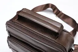 Месенджер чоловічий на одне відділення 20246 Vintage коричневий - мініатюра 7