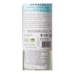 Вино Arraial Vinho Verde DOC біле напівсухе 0.75 л - мініатюра 3