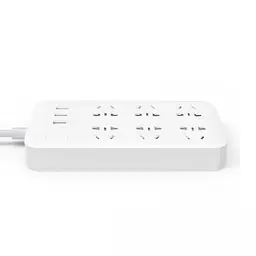 Подовжувач MiJia Power Strip 6 розеток + 3 USB-port CXB6-1QM White - мініатюра 2
