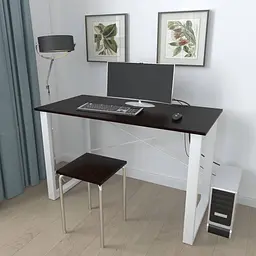 Письмовий стіл Ferrum-decor Драйв 750x1000x700 Білий метал ДСП Венге Магія 16 мм (FRD-105342)