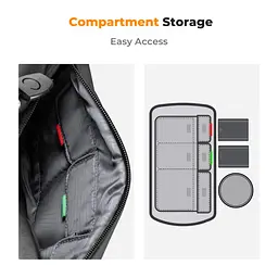 Фотосумка K&F Concept Alpha Camera Sling Bag Чорний, 10L (KF13.157V1) - мініатюра 4