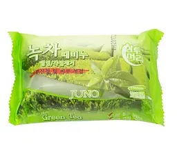 Мило-пілінг Juno косметичне Green Tea з екстрактом зеленого чаю 150г
