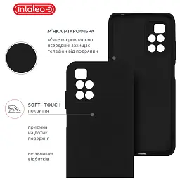Чохол до мобільного телефона Intaleo SoftShell Xiaomi Redmi 10 Black (1283126534171) - мініатюра 5