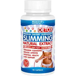 Капсули для схуднення Slimming Detox № 90, пришвидшує метаболізм, очищає кишківник, знижує відчуття голоду