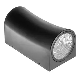 Підсвітка Brille LED фасадна IP65 AL-232/2х5W NW COB BK