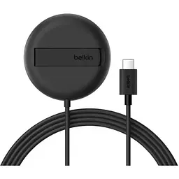 Зарядний бездротовий пристрій Belkin UltraCharge Magnetic Kickstand 15Вт, чорний