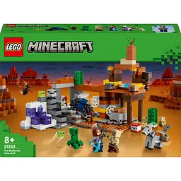 Конструктор LEGO Minecraft Покинута шахта у безплідних землях 538 деталей (21263)