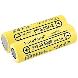 Акумулятор LiitoKala Lii-50E 21700 5000mah battery - мініатюра 2