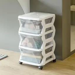 Модульний комод Insieme 3C, 36x40x62h 3 висувні ящики, білий - мініатюра 2