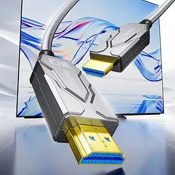 Кабель оптичний армований HDMI 2.1 100m Dtech DT-HF8100K (74-00150) - мініатюра 7