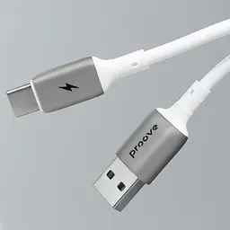 Кабель Proove Flex Metal USB to Type-C 3A (1m) white (CCFM20001202) - мініатюра 2