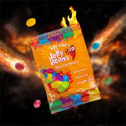 Драже HOT CHIP Jelly Beans Spicy Fruit 60г - мініатюра 5
