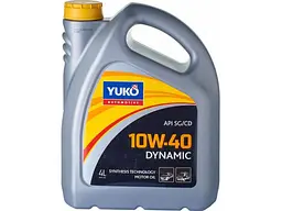Масло моторне напівсинтетичне YUKO 10W-40 4л DYNAMIC API SG/CD 4,0 л