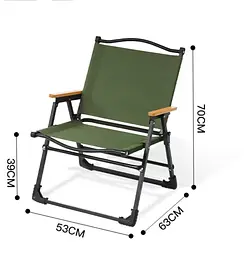 Крісло портативне Time Eco ТЕ-08 SD хакі (4820211101756) - мініатюра 2