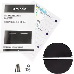Витяжка вбудована Minola HBI 6873 WH Glass 1200 LED Line - мініатюра 10