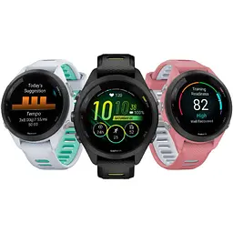 Смарт-годинник Garmin Forerunner 265S Black Bezel with Whitestone Case and Whitestone/Neo Tropic Silicone Band [010-02810-04] [89363] - мініатюра 9