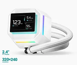 Система водяного охолодження DeepCool LM240 WH (R-LM240-WHDMMC-1) - мініатюра 8