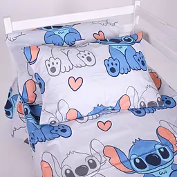 Комплект постільної білизни Mirson Бязь Stitch Vibes Beige 110х140 см (2200012554258) - мініатюра 2