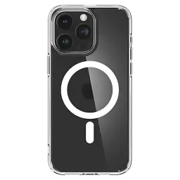 Чохол Spigen Ultra Hybrid (MagFit) Frost Clear для iPhone 15 Pro (ACS06719) - мініатюра 2