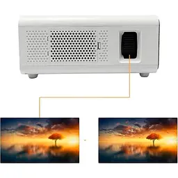 Портативний Full HD проєктор Panoplus XRT XPRO 5200 lm з WiFi функцією Screen Mirroring та функцією Bluetooth колонки + Тринога 1 метр у комплекті - мініатюра 3