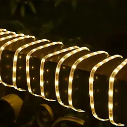 LED гірлянда із сонячною батареєю 10 м (тепле біле світло) - мініатюра 3