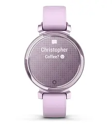 Смарт-годинник Garmin Lily 2 Metallic Lilac with Lilac Silicone Band (010-02839-01) - мініатюра 4
