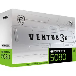 Відеокарта MSI GeForce RTX 5080 16GB VENTUS 3X OC White (G5080-16V3CW) EU [127248] - мініатюра 10