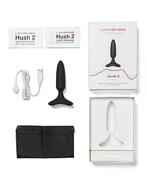 Анальная смарт-вибропробка Lovense Hush 2, размер XS, 12х2.5 см - миниатюра 5