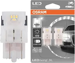 Комплект світлодіодних ламп OSRAM 7515DWP-02B W21/5W 6000K 12V - мініатюра 2