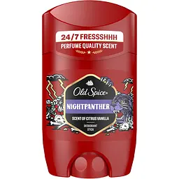 Уцінка. Дезодорант Old Spice Night Panther Scent of citrus vanilla твердий 50 мл 