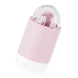 Вібратор-цукерка на паличці KISSTOY Pink Pop, зарядний кейс-нічник, 10 режимів вібрації - мініатюра 3