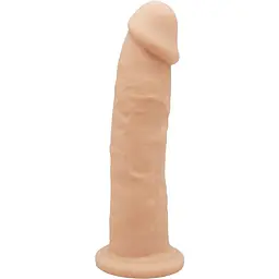 Фалоімітатор SilexD Oscar Flesh (MODEL 2 size 9in), двошаровий, силікон + Silexpan, діаметр 5,4 см